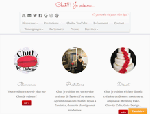 Tablet Screenshot of chut-je-cuisine.com